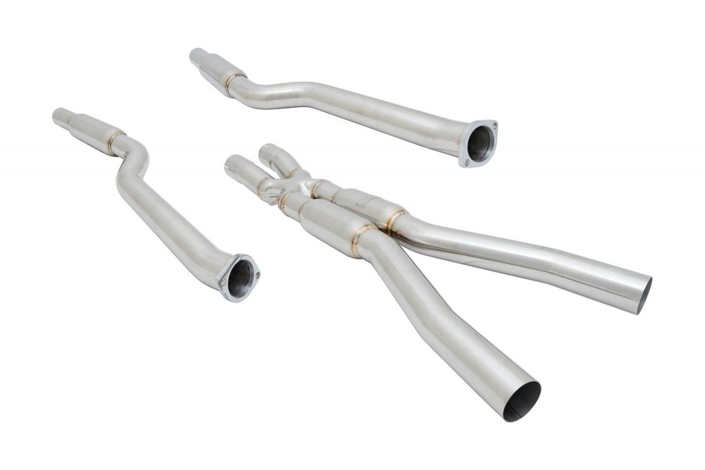 Megan Racing Supremo Exhaust System for BMW E60 M5 2005-2010 Black Chrome Rolled Tips MR-ABE-BE60M5-BC-R MR-ABE-BE60M5-BC-L MIDPIPE-BE60M5