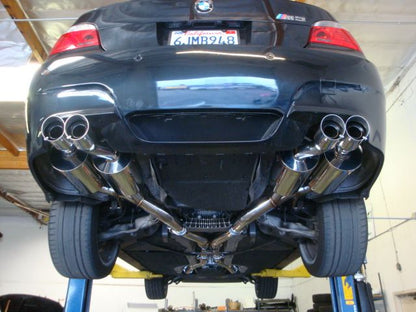 Megan Racing Supremo Exhaust System for BMW E60 M5 2005-2010 Blue Titanium Tips MR-ABE-BE60M5-BT-R+L+MIDPIPE-BE60M5