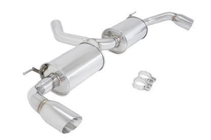 Megan Racing Supremo Exhaust System Axle Back for BMW X5 E70 2007-2013 Dual Stainless Rolled Tips MR-ABE-BE70-SRT