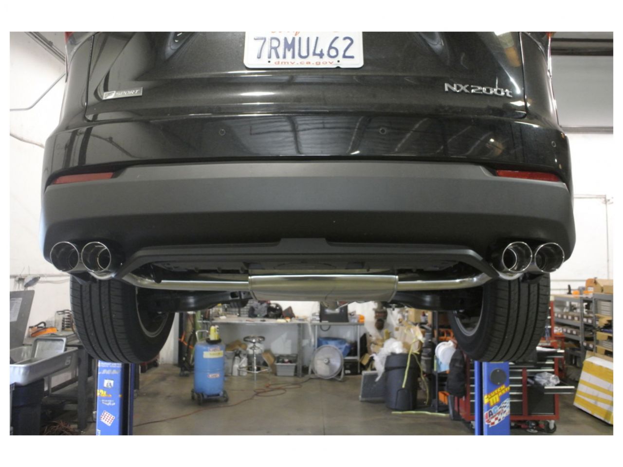 Megan Racing Axle Back Exhaust Lexus NX200T 2015+