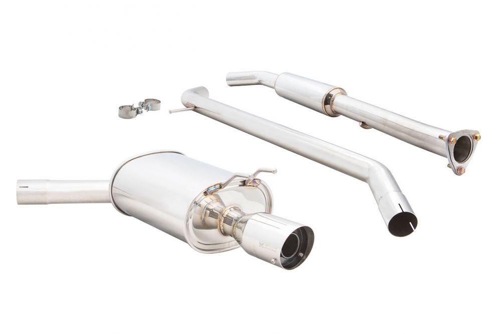 Megan Racing Honda Accord 13-17 (4CYL Coupe Only) - Stainless Rolled Tips - OE-RS - MR-CBS-HA13L42DOE-SRT