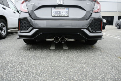 Megan Racing Cat-Back Exhaust System for 2016+ Honda Civic 1.5 Turbo 5-Door Hatchback (Sport Trim) Burnt-Roll Tip MR-CBS-HC16T-VO