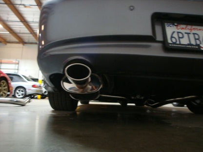 Megan Racing Exhaust System for Infiniti G35 07-08 / G37 Sedan 09-13 - Stainless Rolled Tips OE-RS MR-CBS-IG094D-SRT-RR+RL+M