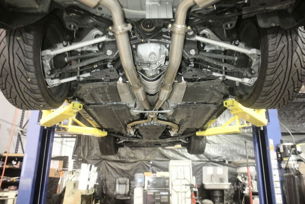 Megan Racing Infiniti Q50 2016+ (3.0 Twin Turbo) AWD/RWD (EXC Non-Turbo) Exhaust System - MR-CBS-IQ14X-R + MR-CBS-IQ14X-M