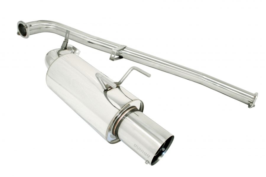 Megan Racing - Cat-Back Exhaust for Nissan 240SX S13 1989-1994 Turbo Type, 100% T-304 Stainless Steel, 4.5" Tip