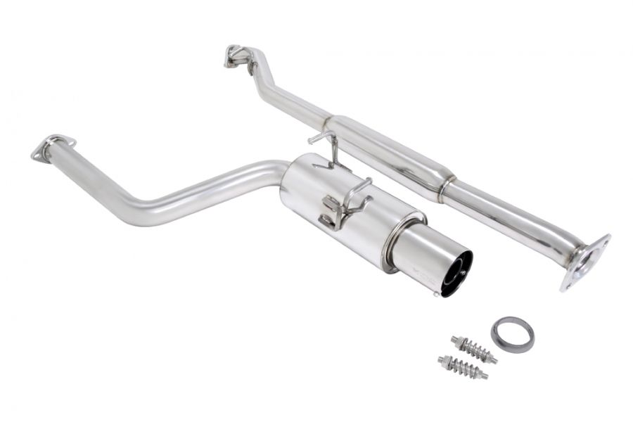 Megan Racing Cat-Back Exhaust for Scion FR-S 2013-2017 / Subaru BRZ 2013-2017 / Toyota 86 2018-2021 Stainless Steel Tip Drift Spec MR-CBS-SFR12-DS-SS-R + MR-CBS-SFR12-M