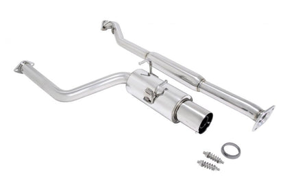 Megan Racing Cat-Back Exhaust for Scion FR-S 2013-2017 / Subaru BRZ 2013-2017 / Toyota 86 2018-2021 Stainless Steel Tip Drift Spec MR-CBS-SFR12-DS-SS-R + MR-CBS-SFR12-M