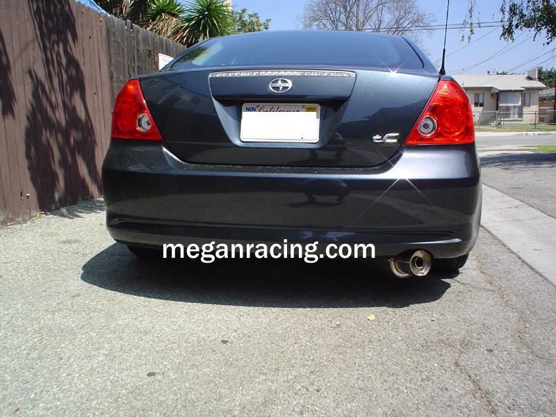 Megan Racing Exhaust System for Scion tC 05-10 - Stainless Tip, Type DS MR-CBS-STC05-NEW