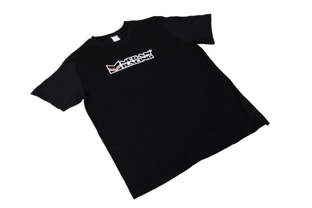 Megan Racing T-Shirt - 100% Cotton Black MR-CL-BS-BK