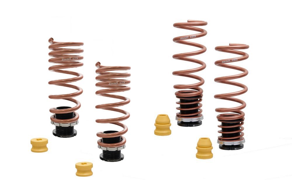 Megan Racing Adjustable Lowering Spring System for BMW M8 2020+ (F92/F93) Adjustable Ride Height Retains Factory Shock Absorbers - MR-HLK-BF90M5-i