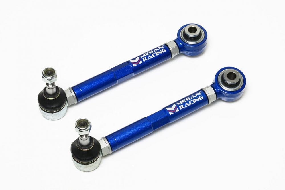 Megan Racing Rear Toe Control Arms for 1998-2005 Lexus IS300, High Strength Steel, Adjustable Length 8.875"/10.187" MRS-LX-0370-I
