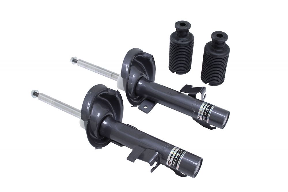 Megan Racing Silver-RS Front Struts for Mazda3 2003 to 2009 MRSS-MM303-F-DS+MRSS-MM303-F-PS
