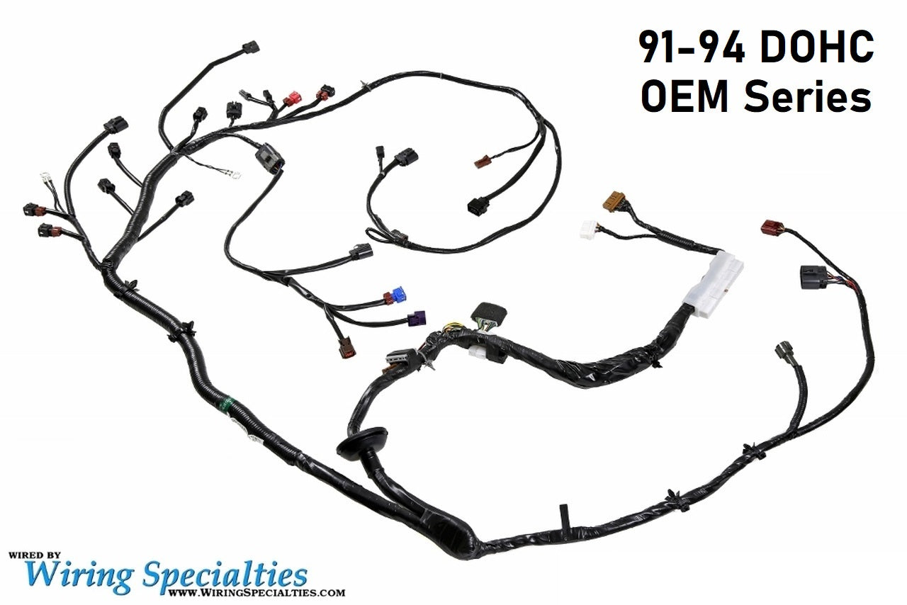 Wiring Specialties 91-94 S13 KA24DE DOHC Main Engine Harness for S13 240sx - OEM SERIES