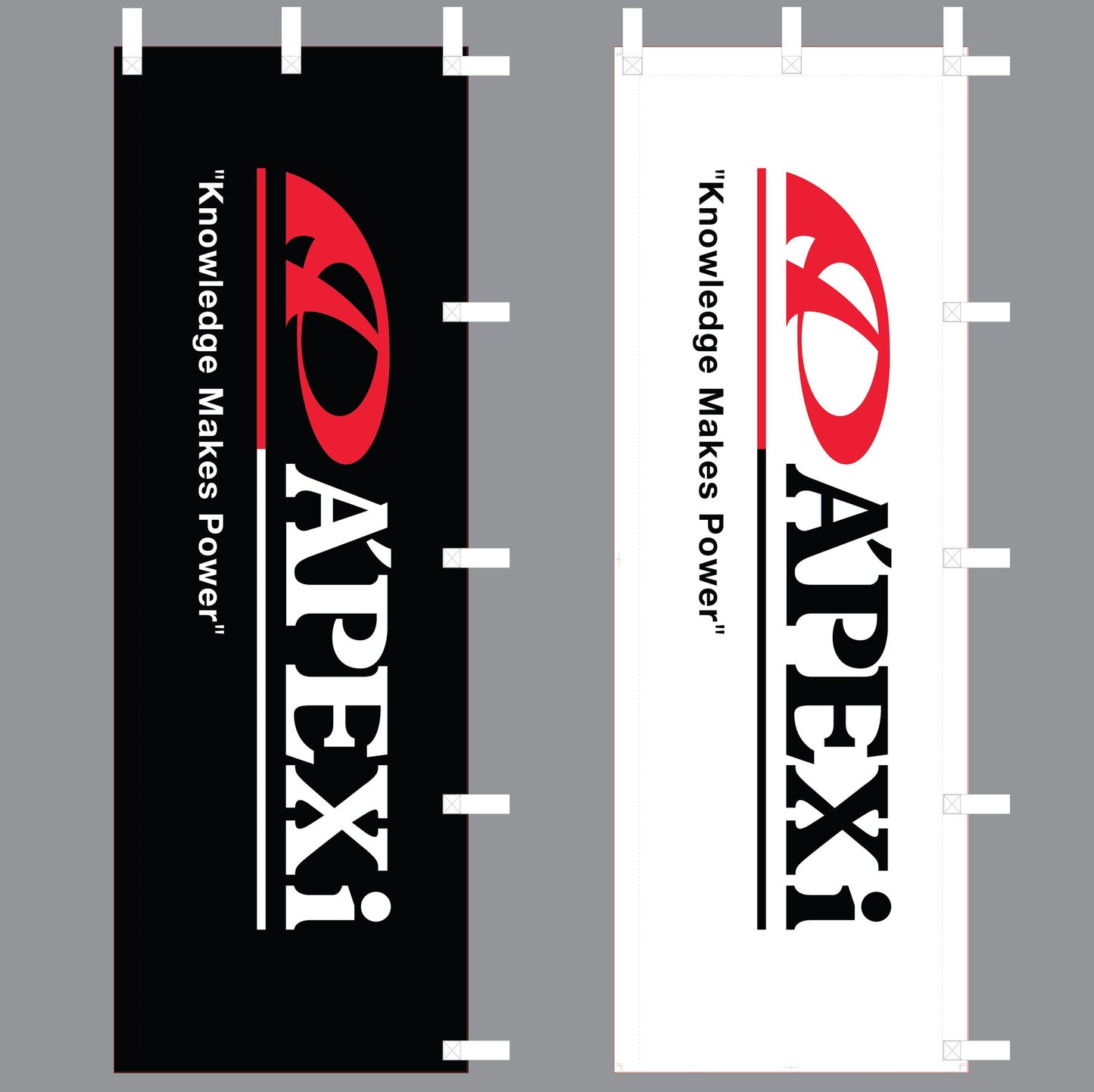 Apexi A'PEXi "Knowledge Makes Power" Nobori Flag - Limited Edition *Discontinued