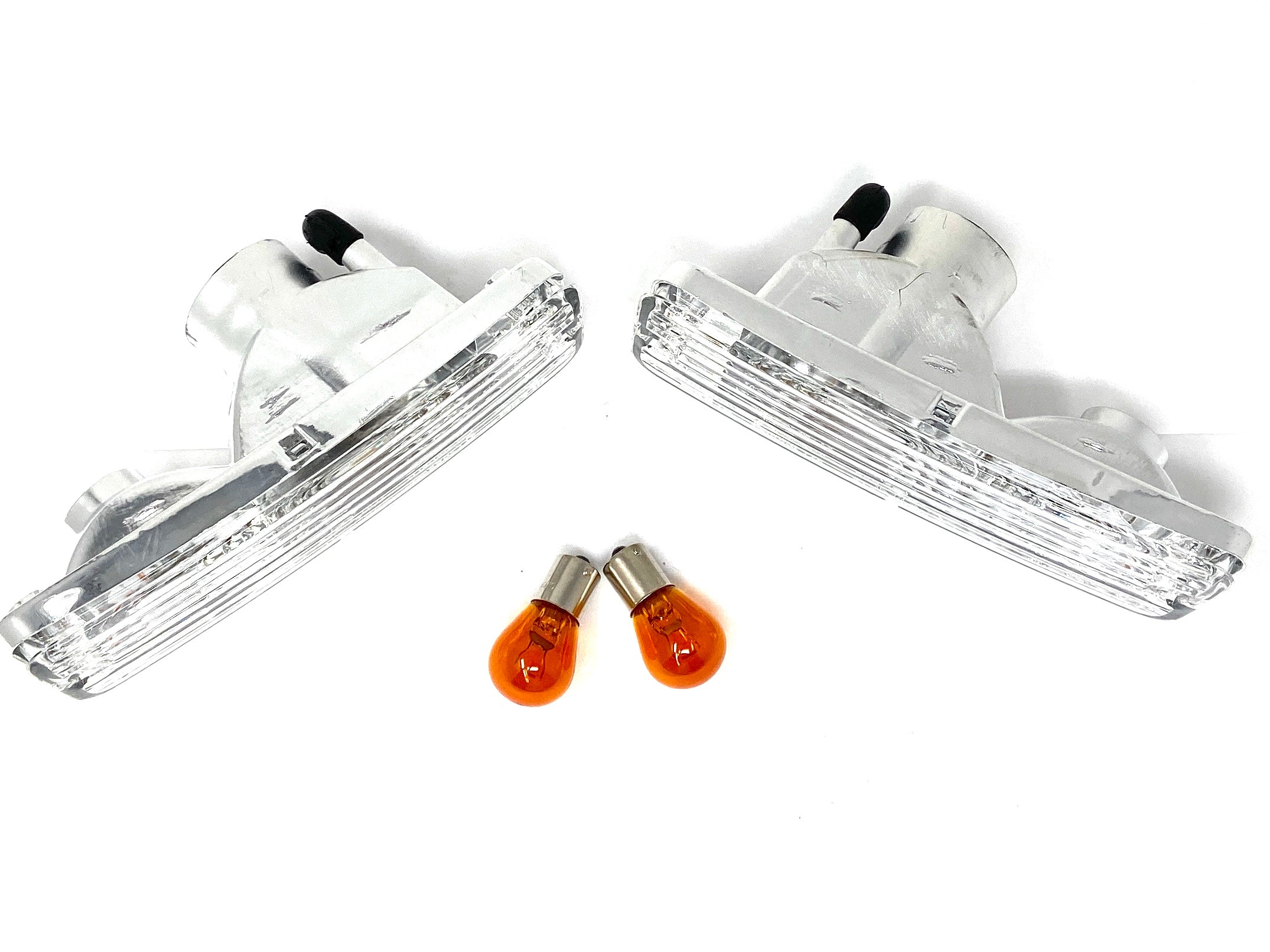 Front Crystal Clear Turn Signal Lights Nissan S13 180SX Zenki Dual