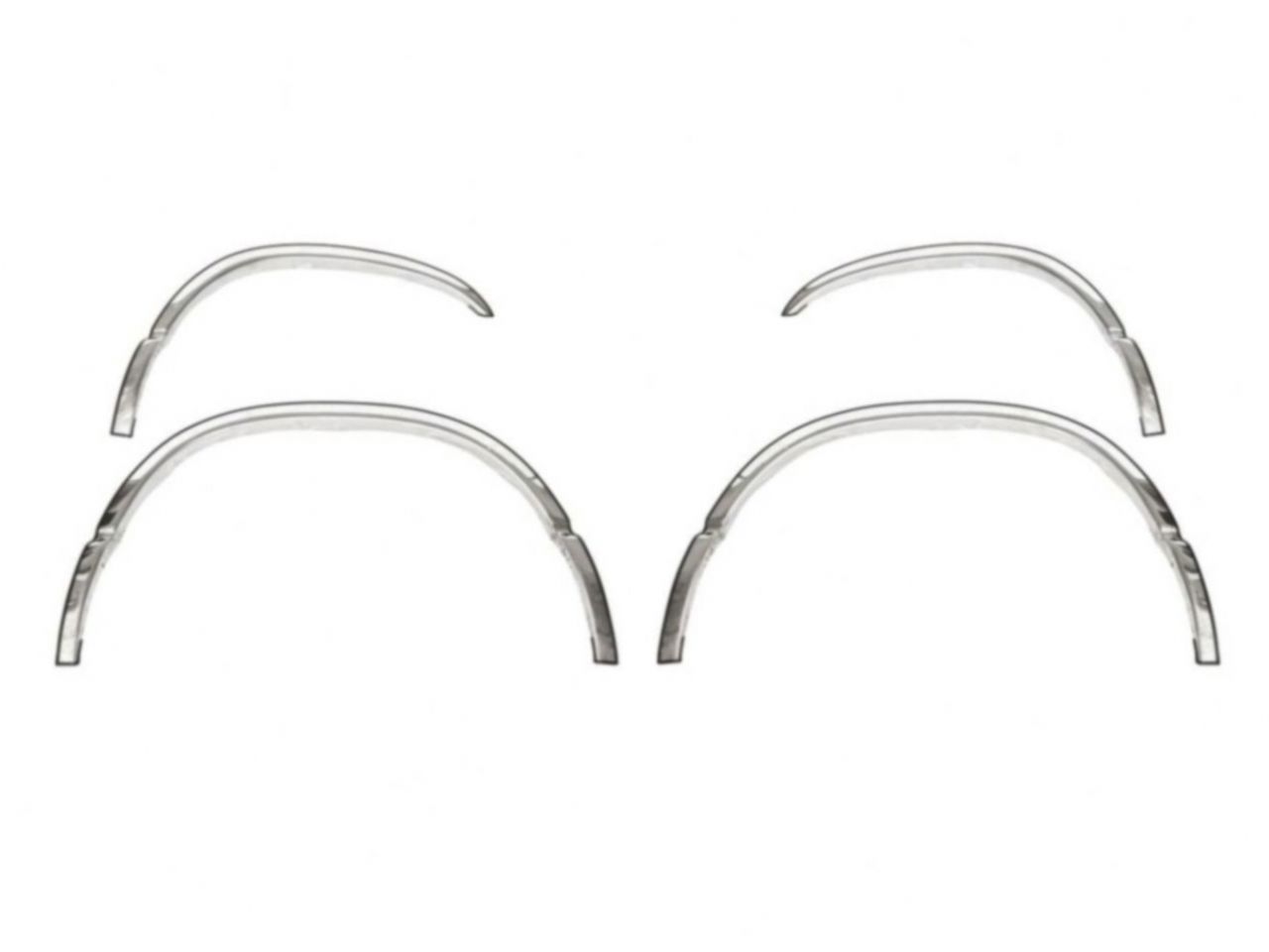 Innovative Creations Inc Stainless Steel Fender Trim, Ford, 4 Pc Full Fit