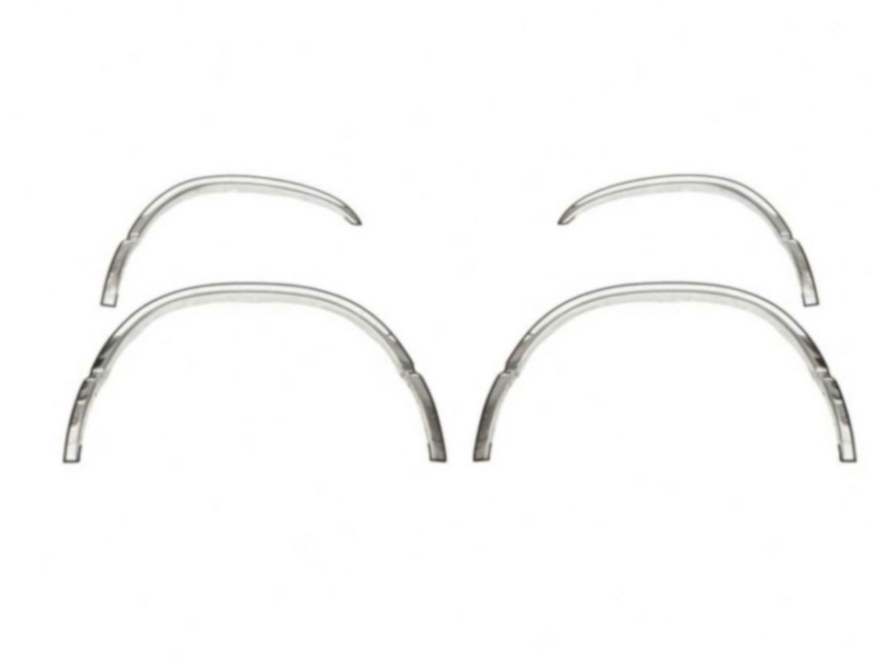 Innovative Creations Inc Stainless Steel Fender Trim, Ford, 4 Pc Full Fit