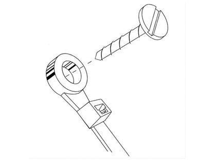 PICO Mount Hole Tie Wraps