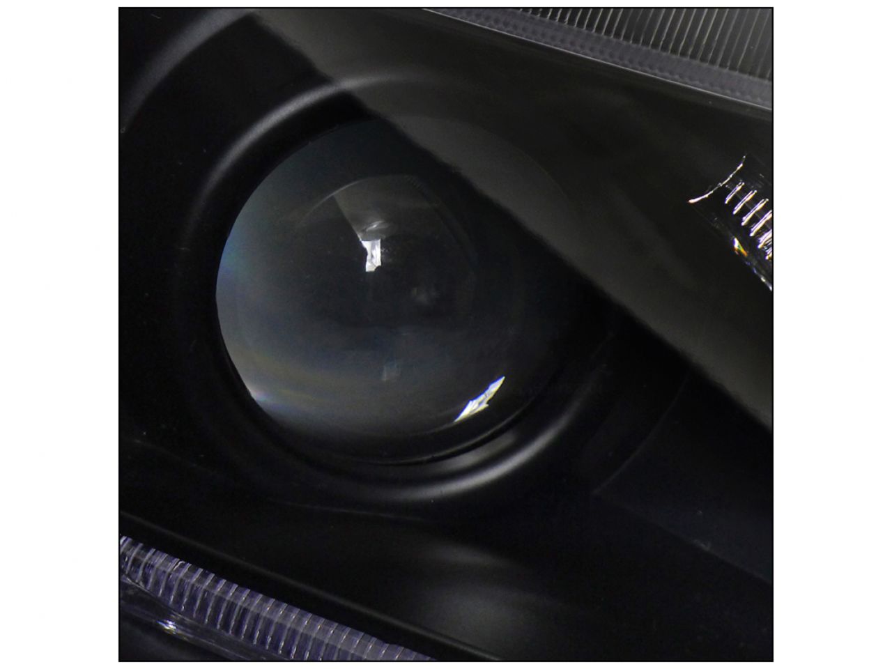 Spec D Tuning Led Projector Headlight Black Housing-(06-09) Honda Civic