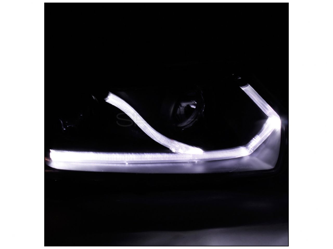 Spec D Tuning Led Projector Headlight Black Housing-(06-09) Honda Civic