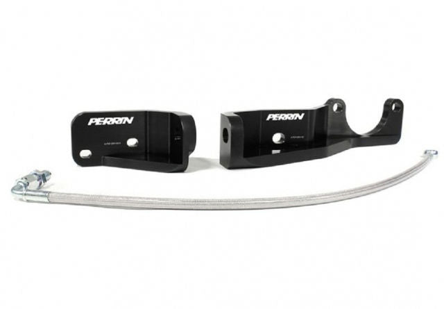 Perrin Performance Pitch Stop Mount Support Kit With SS Clutch Line