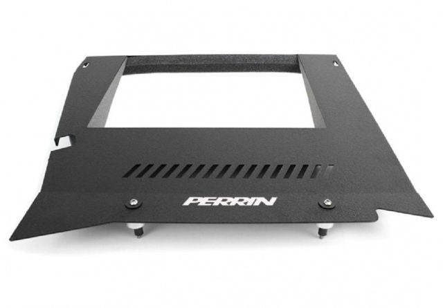 Perrin Performance Intercooler Shroud and Belt Cover Kit 15-17 WRX Black