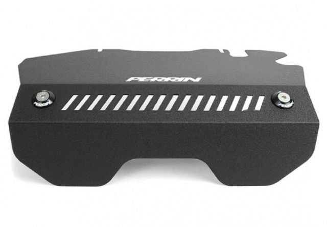 Perrin Performance Intercooler Shroud and Belt Cover Kit 15-17 WRX Black