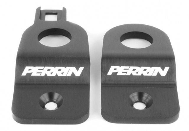 Perrin Performance Upper Radiator Bracket Set Red (08+)