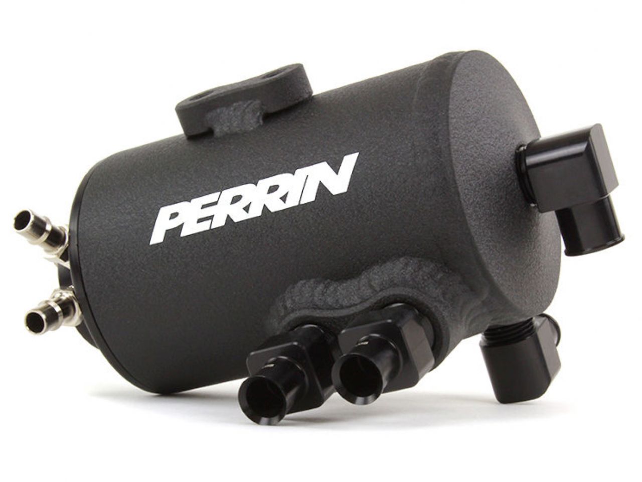 Perrin Air Oil Separator Kit for 15-18 WRX Black Wrinkle Finish *Discontinued