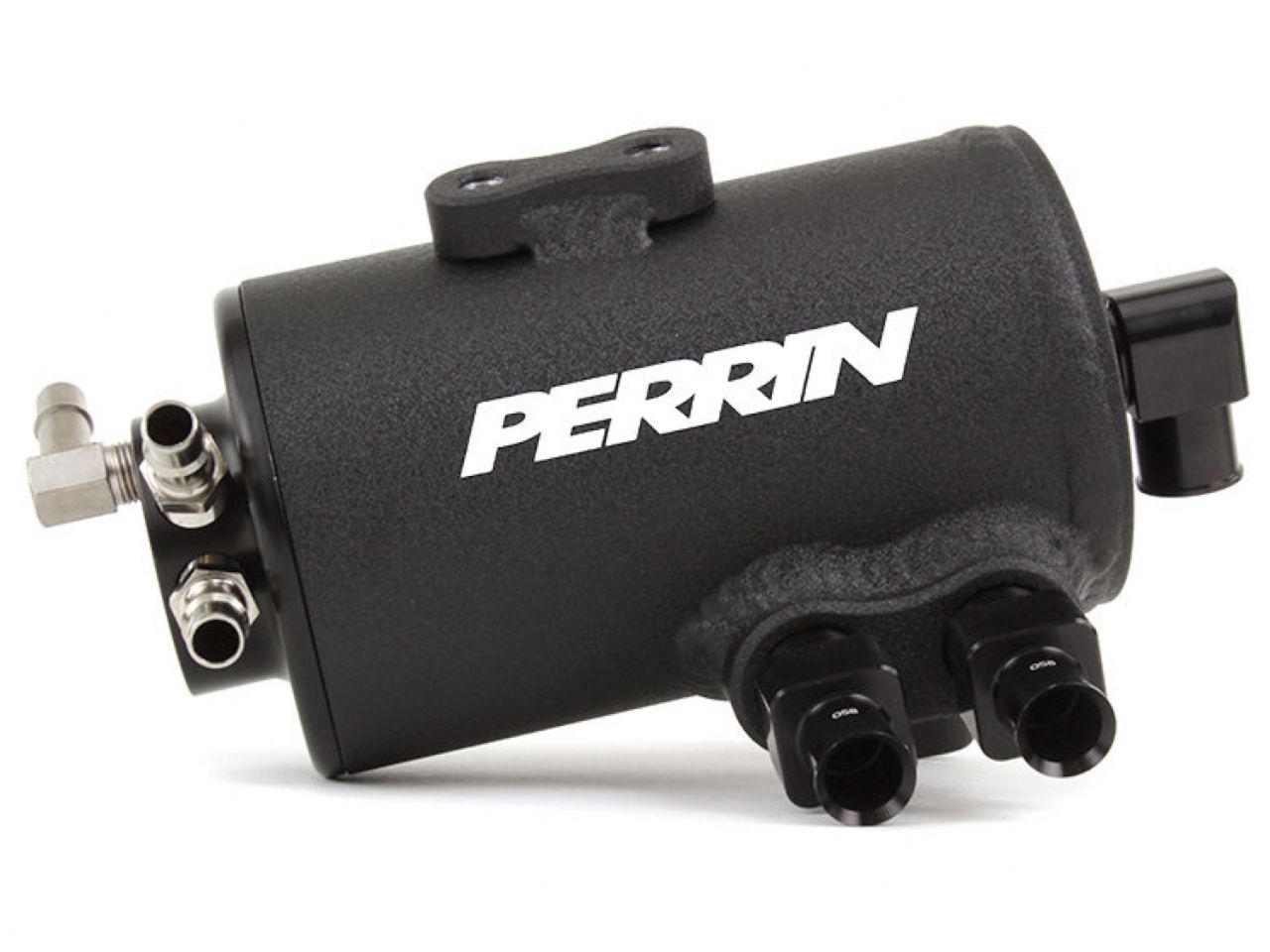 Perrin Air Oil Separator Kit for 15-18 WRX Black Wrinkle Finish *Discontinued