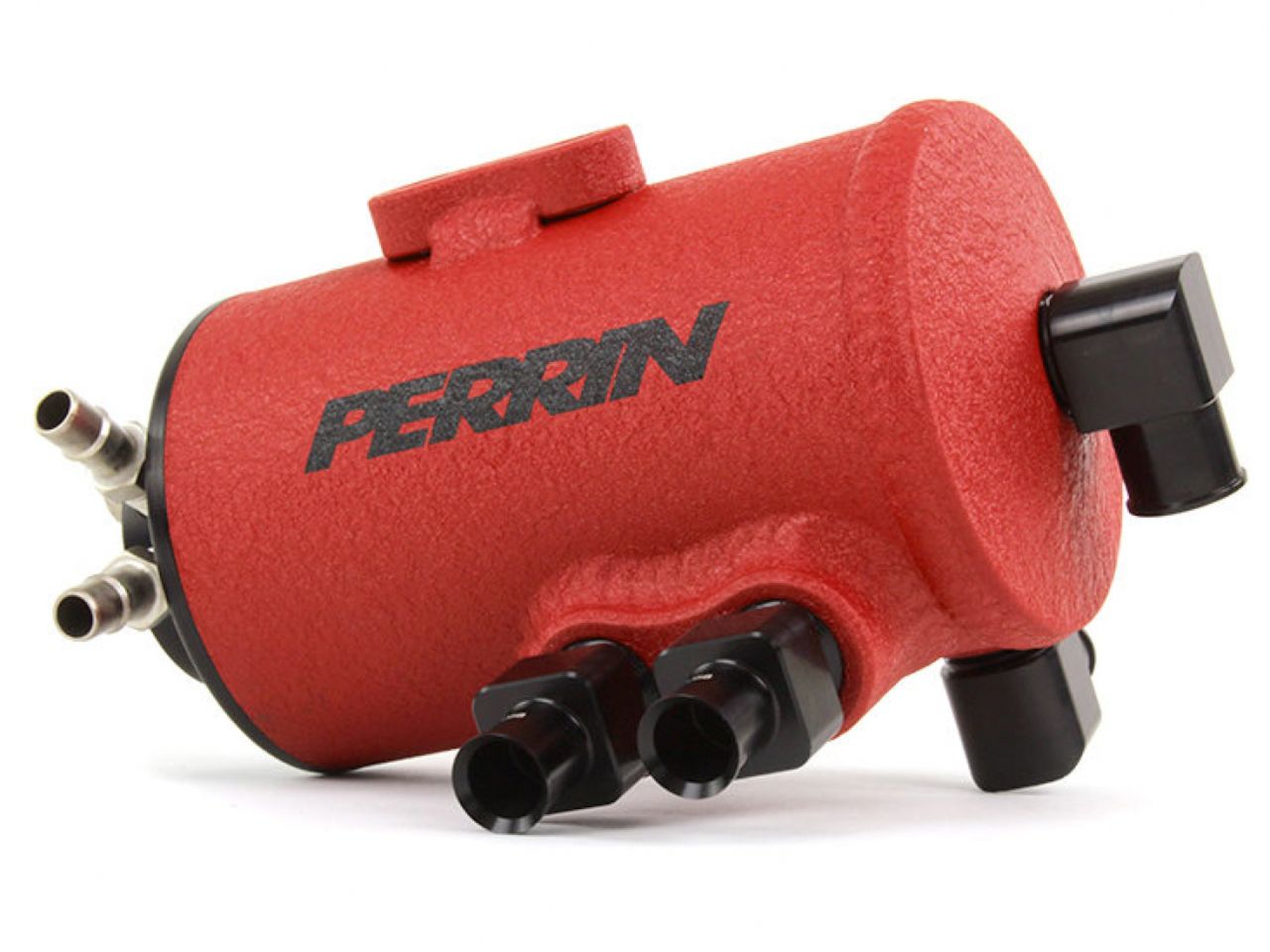 Perrin Air Oil Separator Kit for 15-18 WRX Red Wrinkle Finish *Discontinued