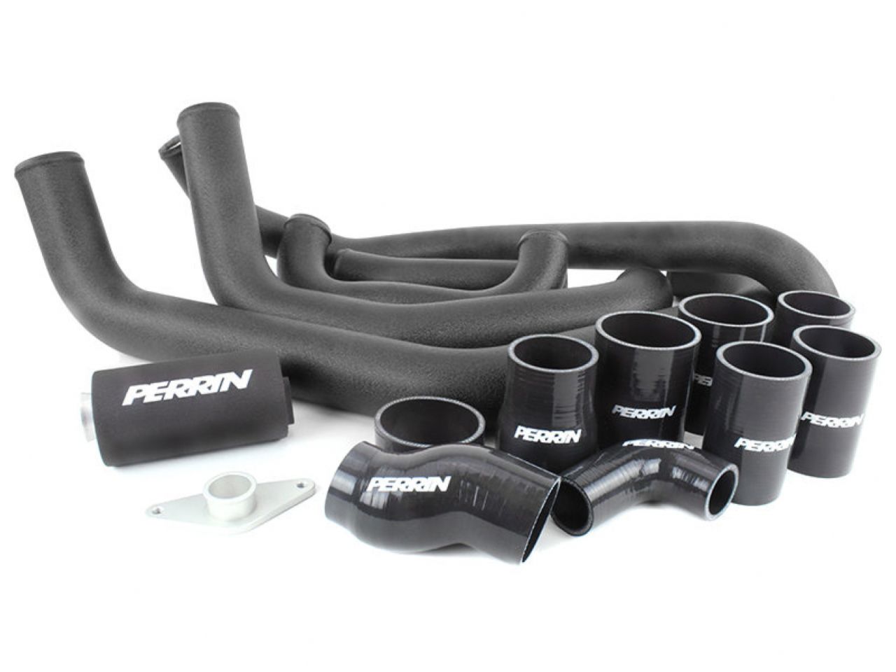 Perrin Performance Boost Tube Box 08-14 STI Black Boost Tubes with Black Couplers