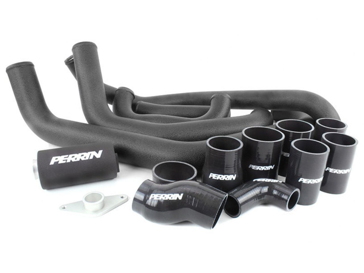 Perrin Performance Boost Tube Box 08-14 WRX Red Boost Tubes with Black Couplers