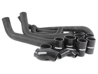 Perrin Boost Tube Box 08-14 STI Black Boost Tubes with Black Couplers *Discontinued