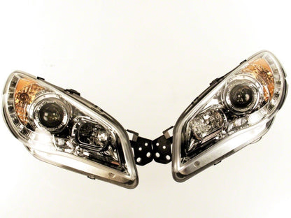 Subaru 06-07 WRX Head Lamp Chrome Pair
