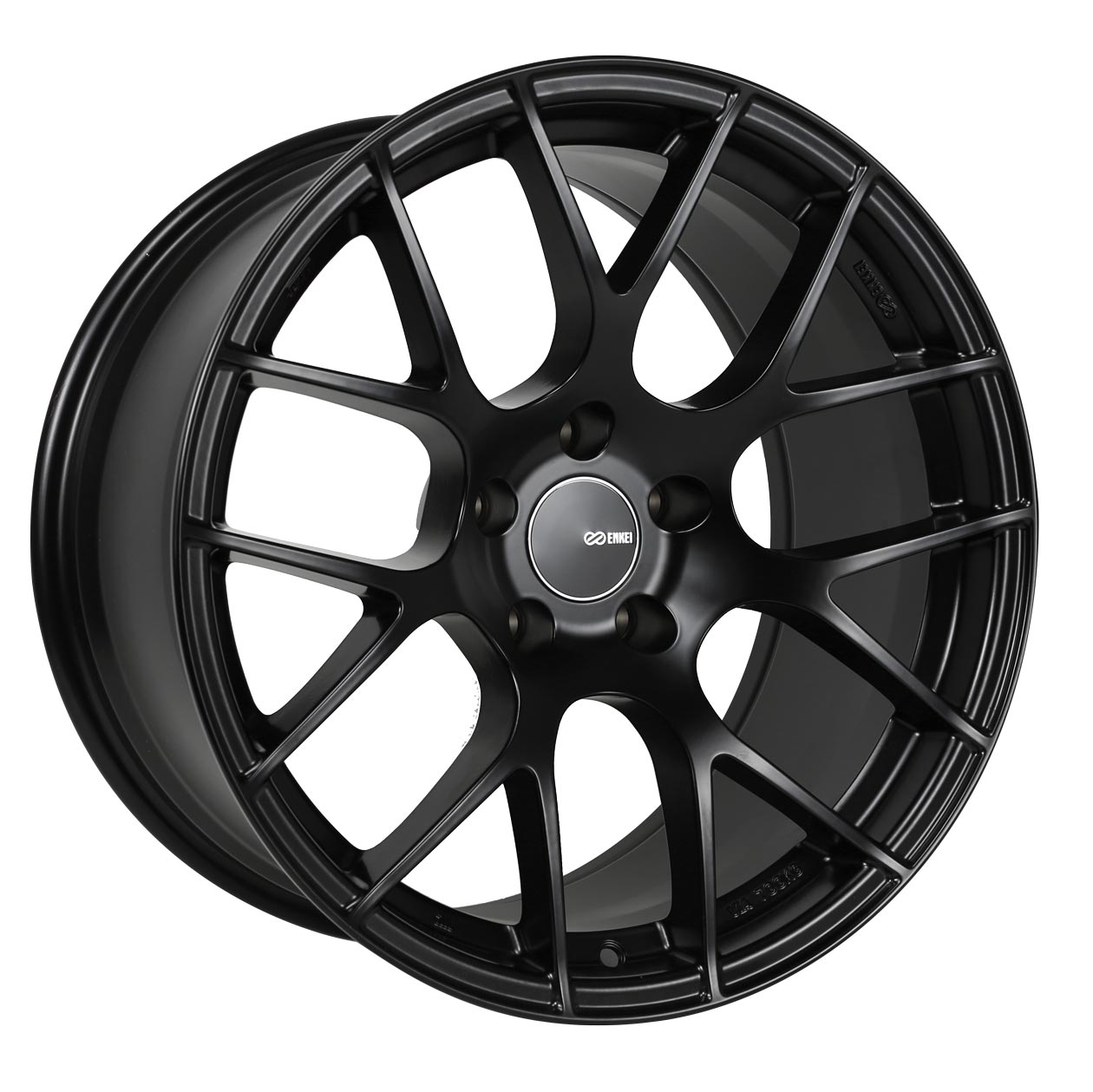 Enkei Raijin Wheel Black 18x10.5 +25 5x114.3 467-8105-6525BK