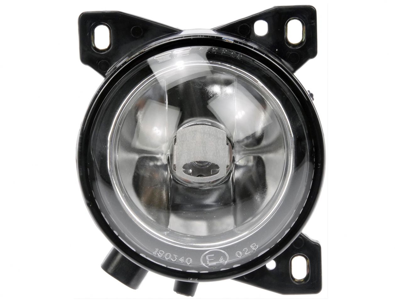 Dorman Fog Light, Round, 12 V, 55 watts, White Bulb, Clear Lens, Black Housin