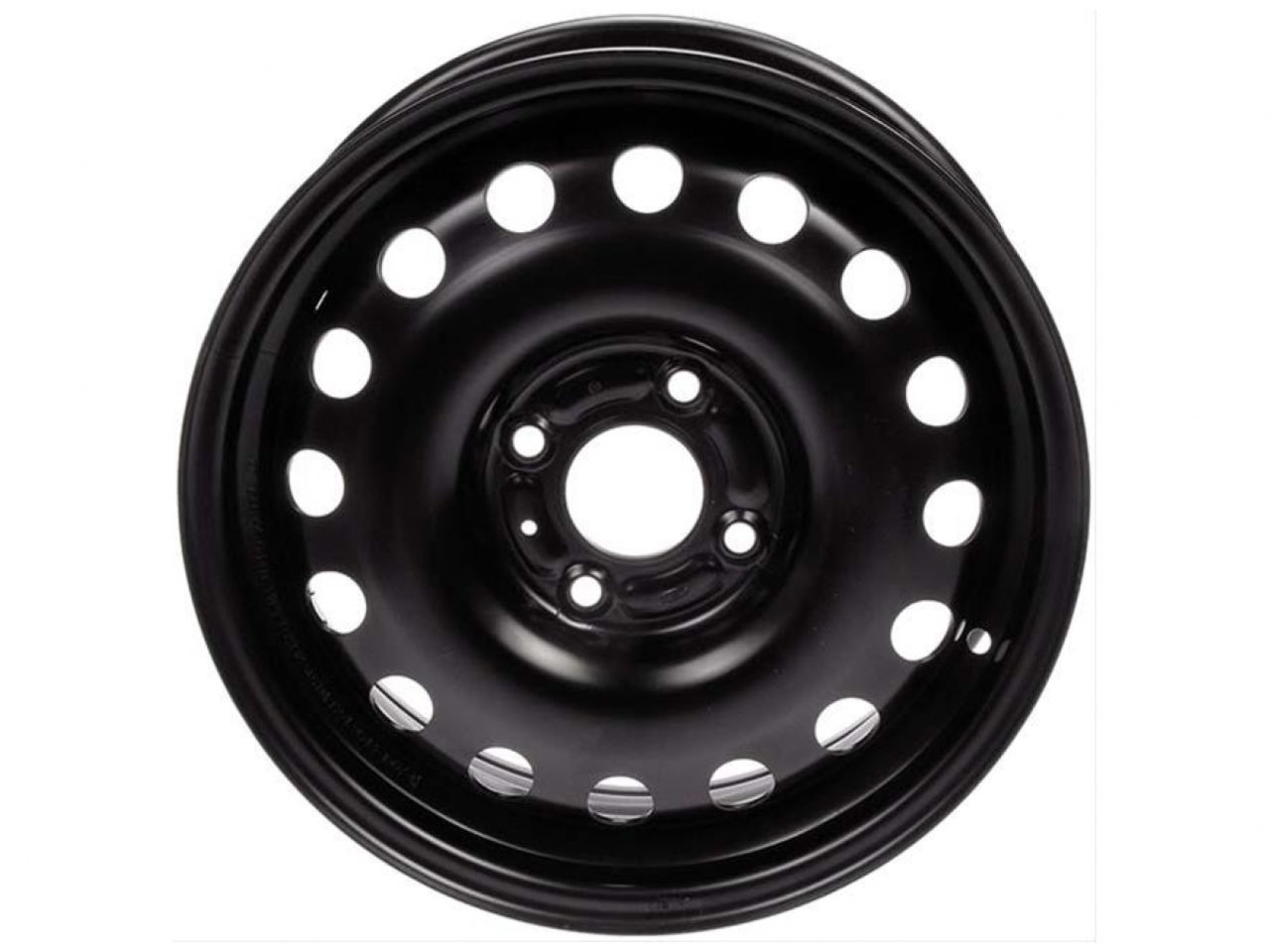 Dorman Wheel, Replacement, Steel, Gloss Black, 15 in. x 6.0 in.