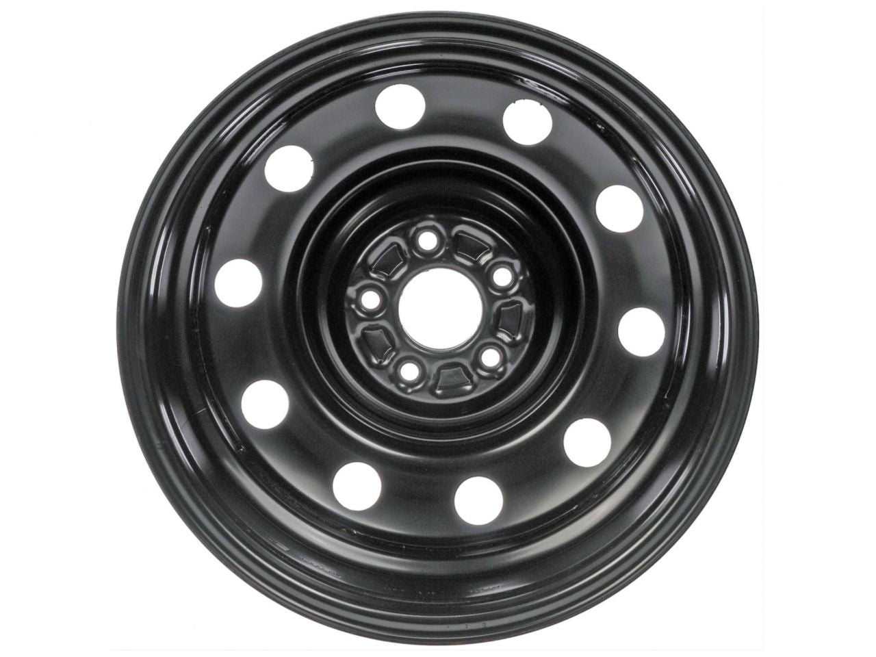 Dorman Wheel, Replacement, Steel, Gloss Black, 17 in. x 6.5 in, 5 x 114.3mm B