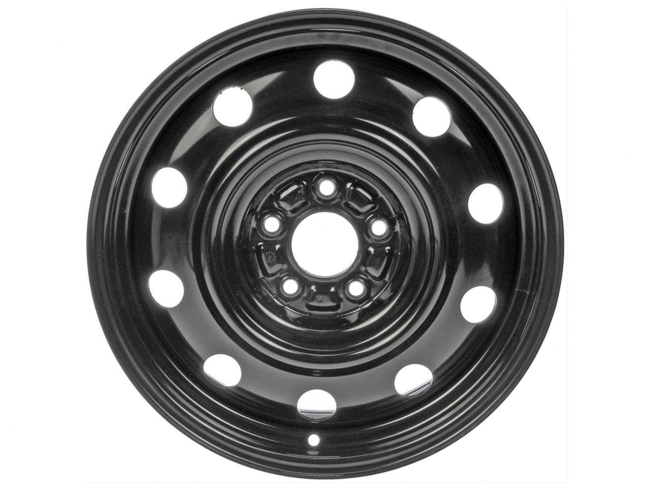 Dorman Wheel, Replacement, Steel, Gloss Black, 17 in. x 6.5 in, 5 x 114.3mm B