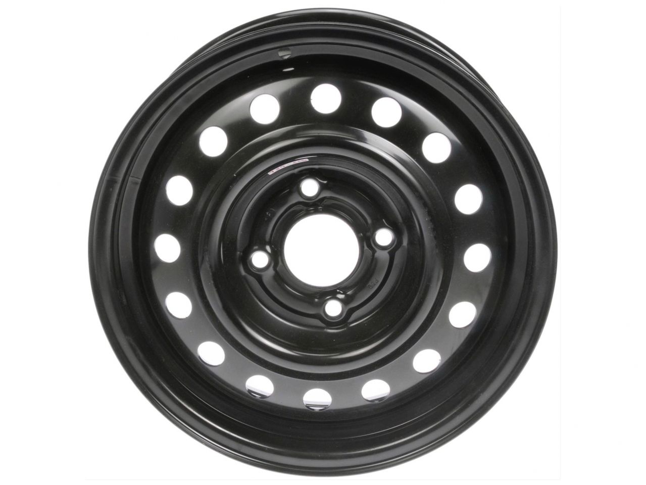 Dorman Wheel, Replacement, 15 in. x 5.5 in., Steel, Black, Gloss, 4 x 114.3mm