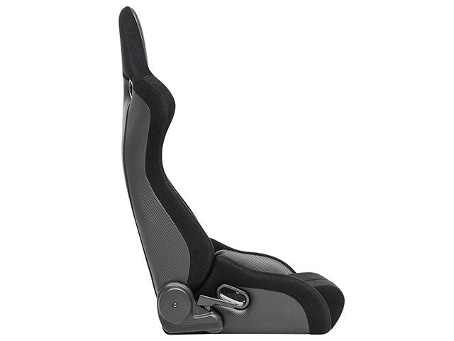 Corbeau Sportline RRB Black Vinyl/Cloth - PAIR