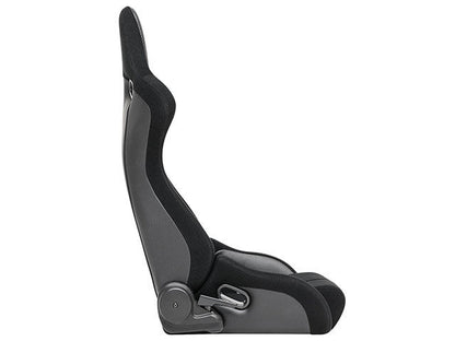 Corbeau Sportline RRB Black Vinyl/Cloth - PAIR