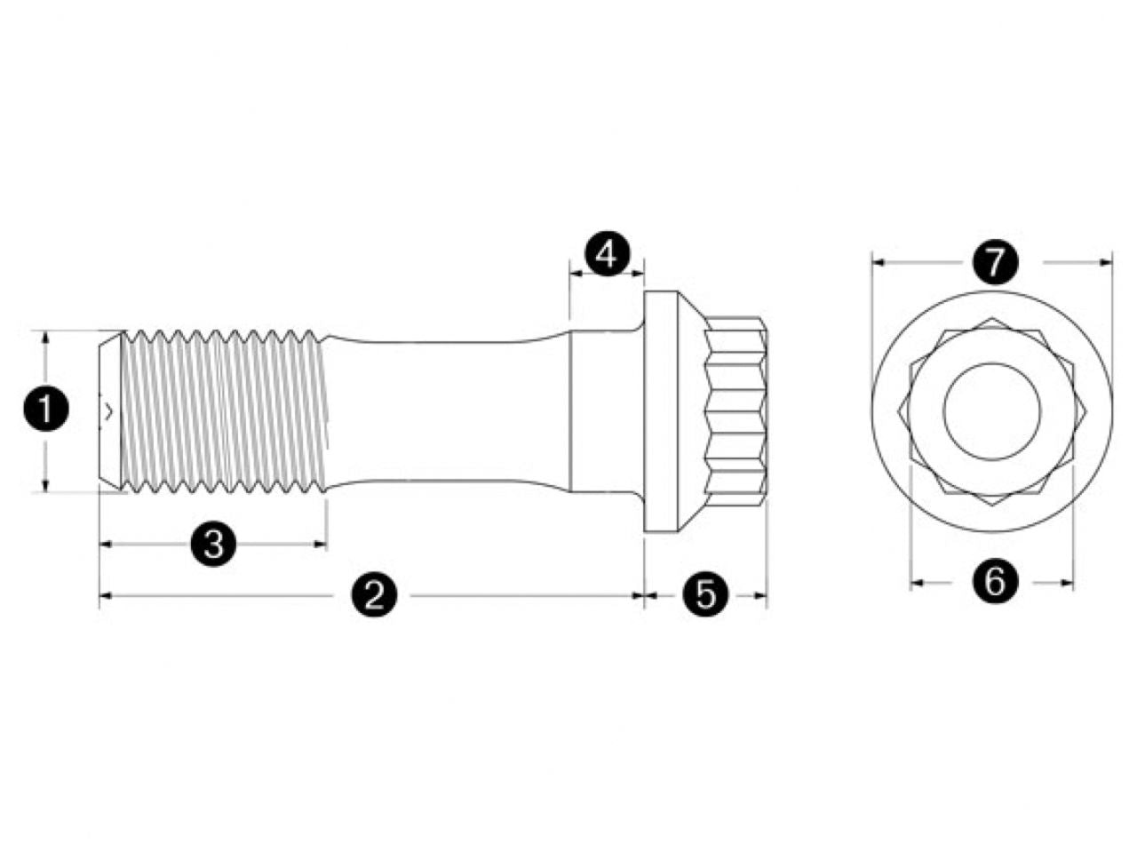 ARP CA625+Carrillo Replacement Rod Bolt Kit