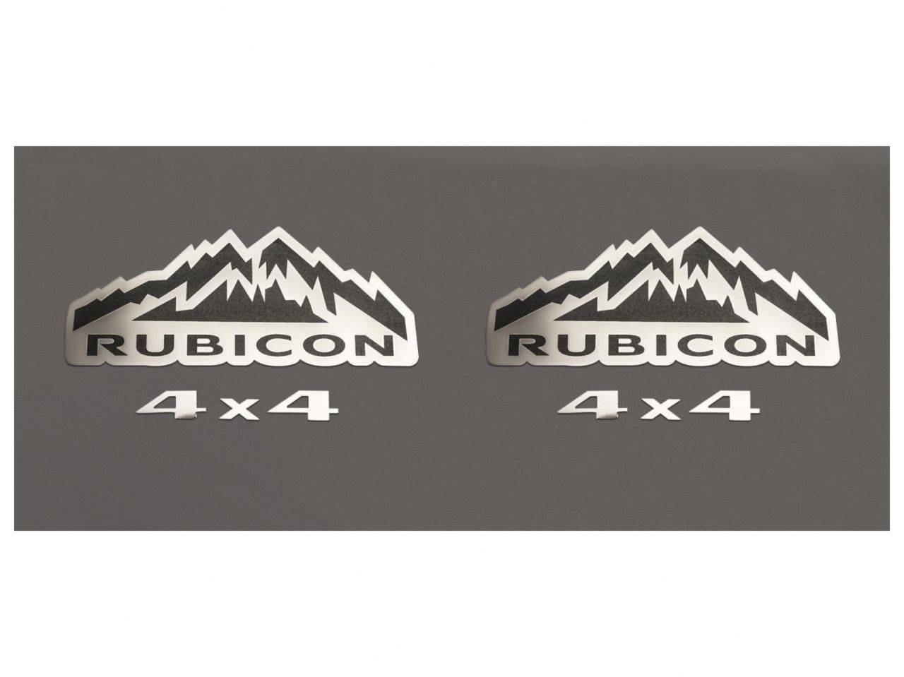 American Car Craft (ACC) Rubicon 4X4 Badges [07-18 Jeep Wrangler JK] | 2PC