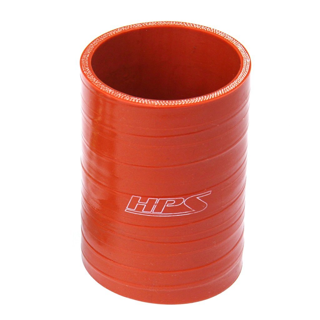 HPS 2" ID, 4" Length, Silicone Straight Coupler Hose, Ultra High Temp 4-ply Aramid Reinforced, Max. Temperature: 500F, 51mm ID