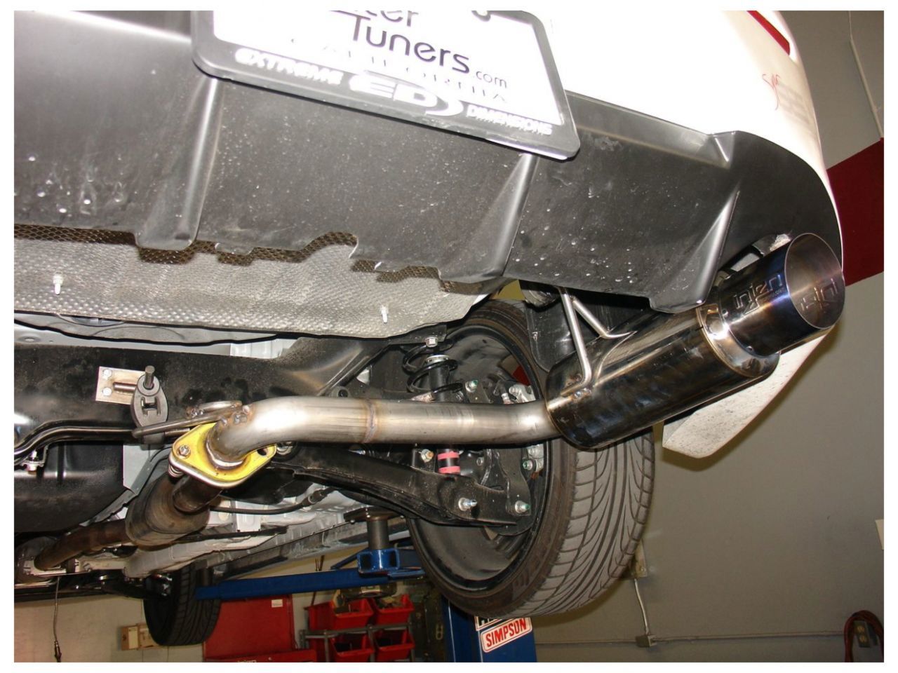 Injen Polished Axle-Back Exhaust System 08-11 Mitsu Lancer 2.0L/2.4L 4 Cyl