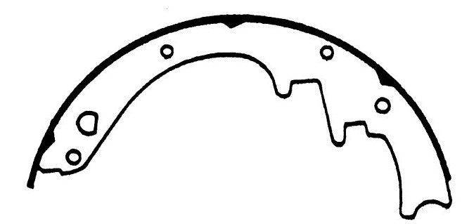 Porterfield Brake Shoes for 1969 FORD MUSTANG 351 V8 w/Front Discs
