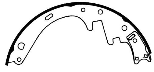 Porterfield Brake Shoes for 1972 FORD THUNDERBIRD