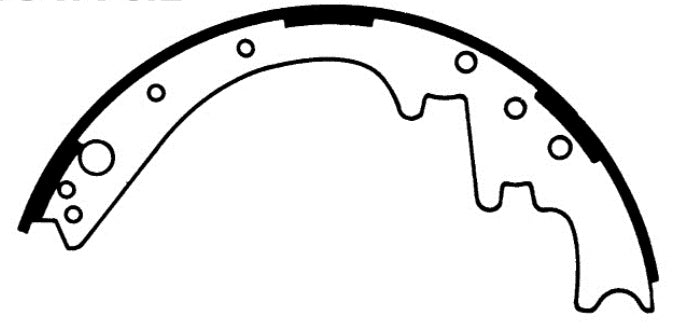 Porterfield Brake Shoes for 1966 DODGE CHARGER w/11" Drums